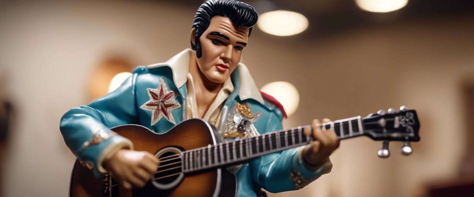 Elvis Presley doll with guitar