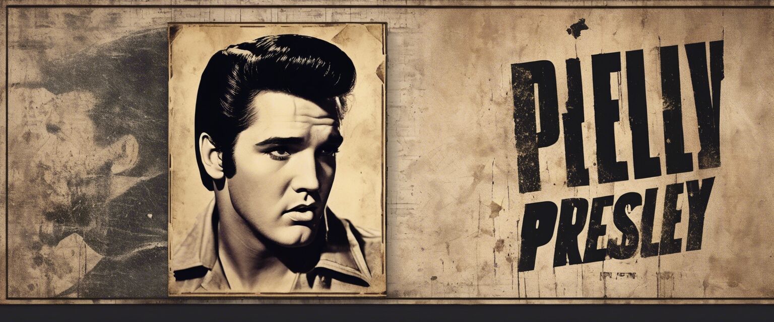 Vintage Elvis Presley poster